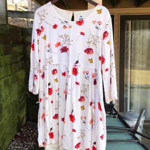 White floral Old Navy Dress